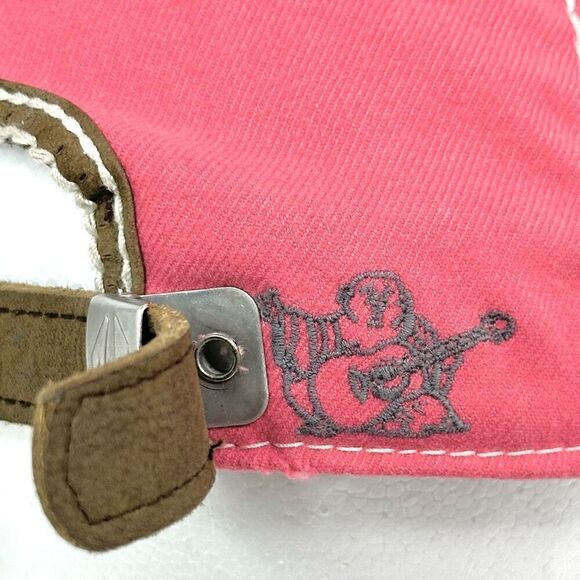 Vintage 90s Y2K True Religion Trucker Hat Baseball Cap Distressed Adjustable - Picture 8 of 16